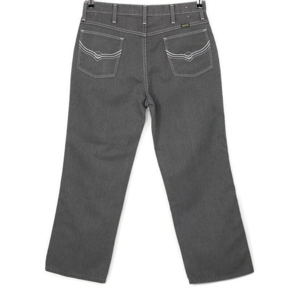 Maverick Vintage Straight Leg Jeans‎ Grey Size 34 Actual 30 X 26 - Picture 1 of 12